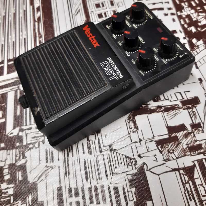 used late-80s Vestax DST distortion Black - Effect Pedal