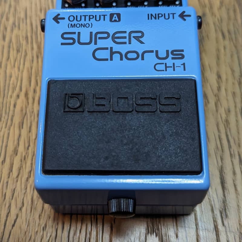 used 1989 - 2001 Boss CH-1 Super Chorus (Blue or Pink Label) Blue - Effect Pedal