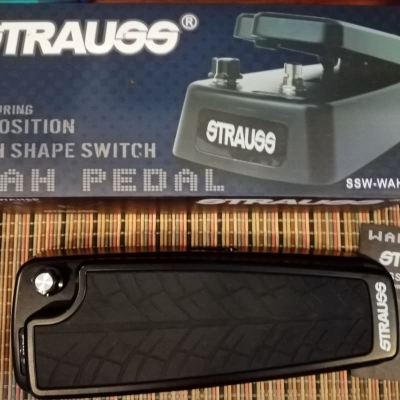 used Strauss SSW-WAH6P Wah Pedal Black - Effect Pedal