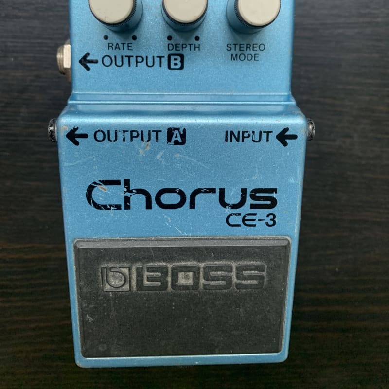 used 1984 - 1988 Boss CE-3 Chorus (Green Label) Blue - Effect Pedal