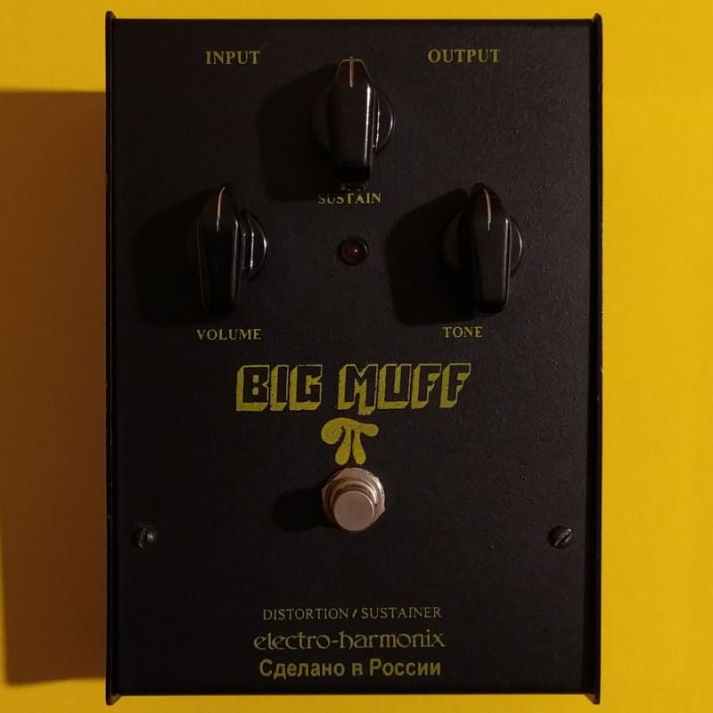 used 2000s Electro-Harmonix Big Muff Pi V7 (Black Russian) Black - Effect Pedal