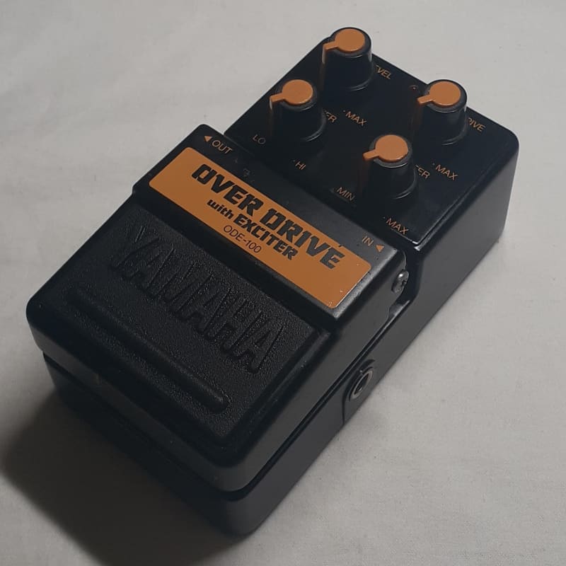 used 1990's Yamaha ODE-100 OVER DRIVE with EXCITER Black - Effect Pedal