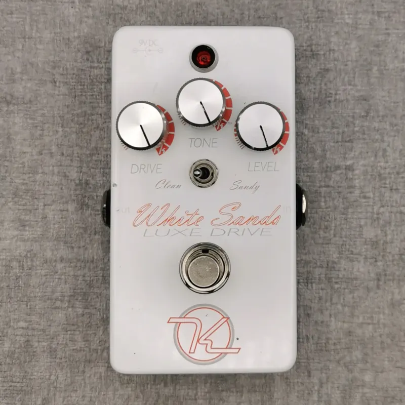 used 2010s Keeley White Sands Luxe Drive Overdrive White - Effect Pedal