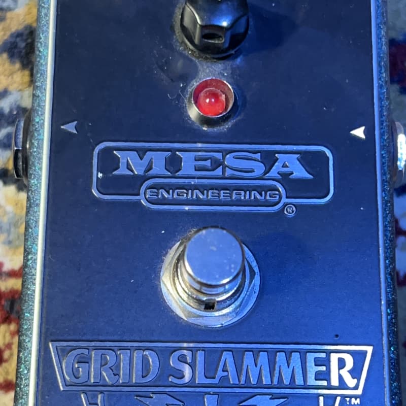 used 2010s Mesa Boogie Grid Slammer Overdrive Pedal Green Sparkle - Effect Pedal