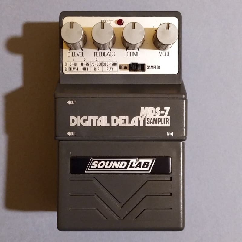 used 1980s Soundlab MDS-7 Digital Delay Sampler Grey - Effect Pedal