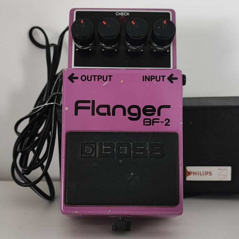 used 1980 - 1984 Boss BF-2 Flanger (Black Label) Purple - Effect Pedal