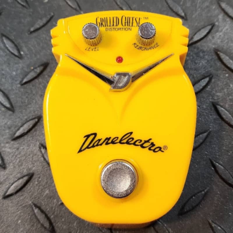 used 1990s Danelectro Grilled Cheese Distortion Yellow - Effect Pedal