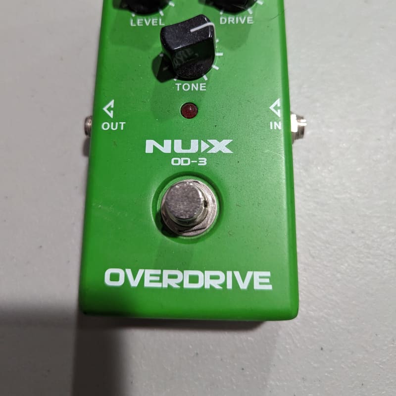 used 2010s NuX OD-3 Vintage Overdrive Green - Effect Pedal