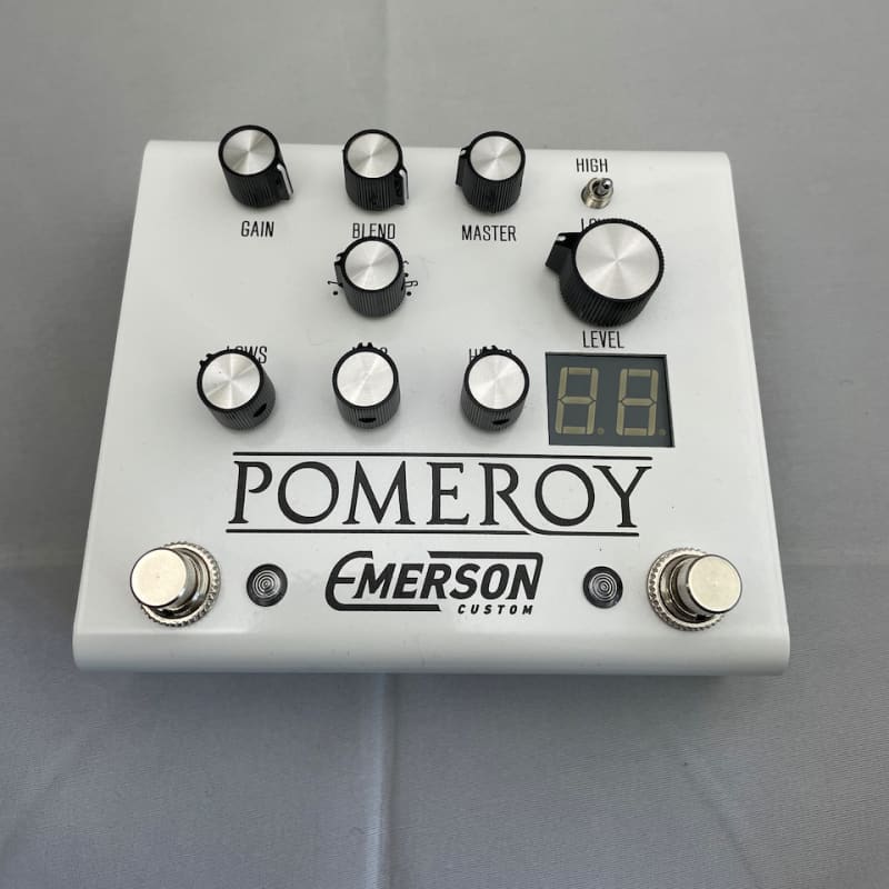 used 2010s Emerson Pomeroy Boost/Overdrive/Distortion White – Effect Pedal