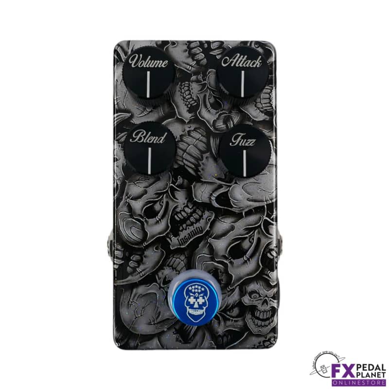 new 2024 Flattley Guitar Pedals Poison Ivy Black Skulls - Effect Pedal