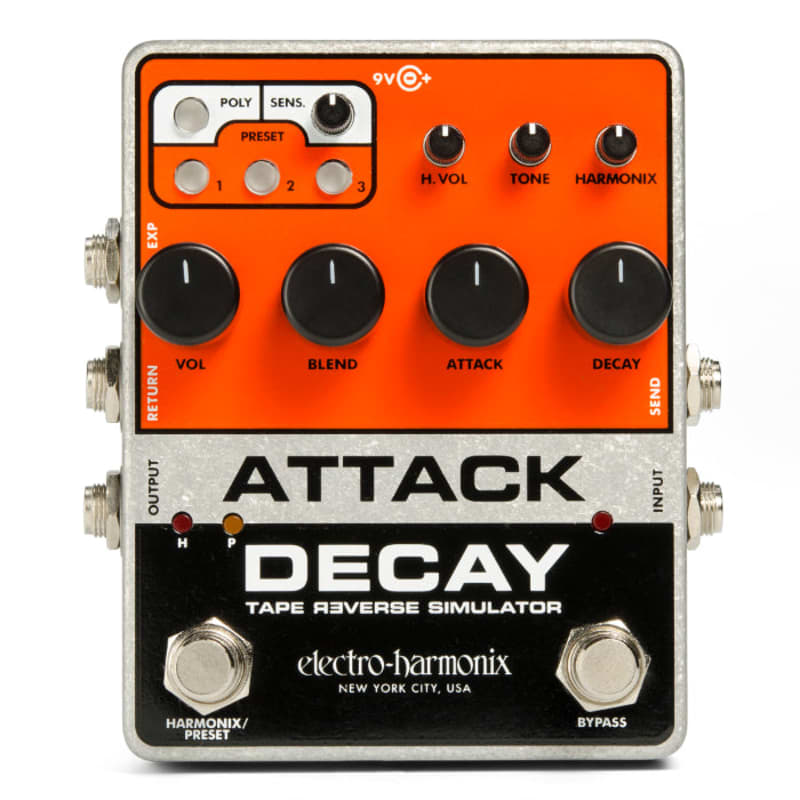 used Electro-Harmonix Used Attack Decay Tape Reverse Simulator Ped... - Effect Pedal