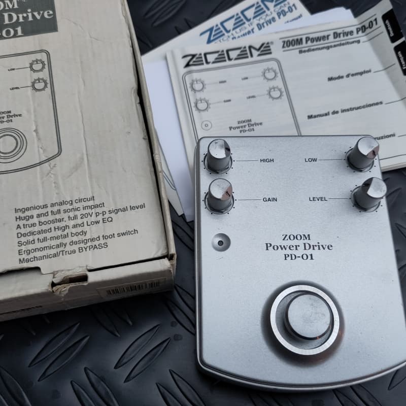 used 2000s Zoom PD-01 Power Drive Silver - Effect Pedal