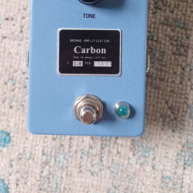 used 2021 - 2023 Browne Amplification The Carbon V1 Blue - Effect Pedal