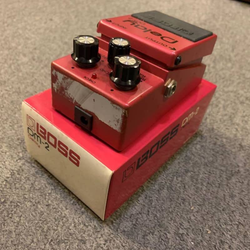 used 1981 - 1984 Boss DM-2 Delay (Black Label) Pink - Effect Pedal