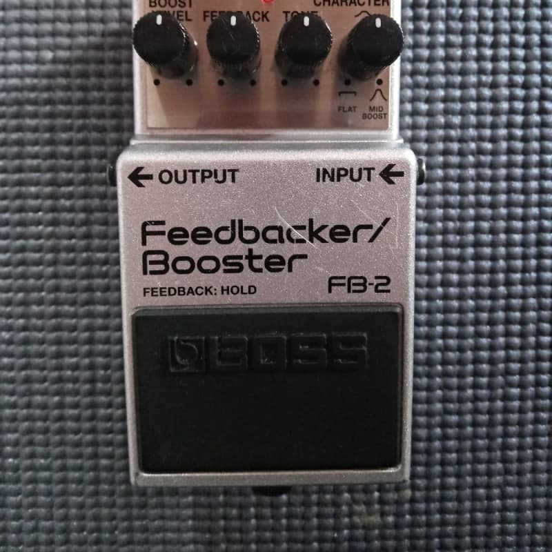 used 2011 - Present Boss FB-2 Feedbacker/Booster Silver - Effect Pedal