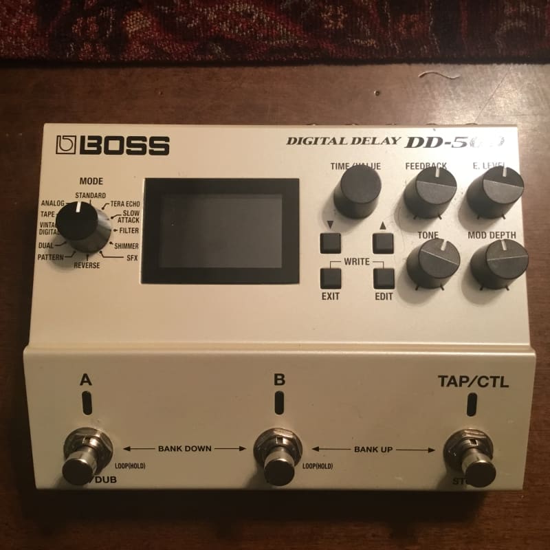 used 2015 - Present Boss DD-500 Delay White - Effect Pedal