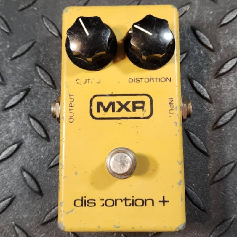 used 1975 - 1984 MXR MX-104 Block Distortion + Yellow - Effect Pedal