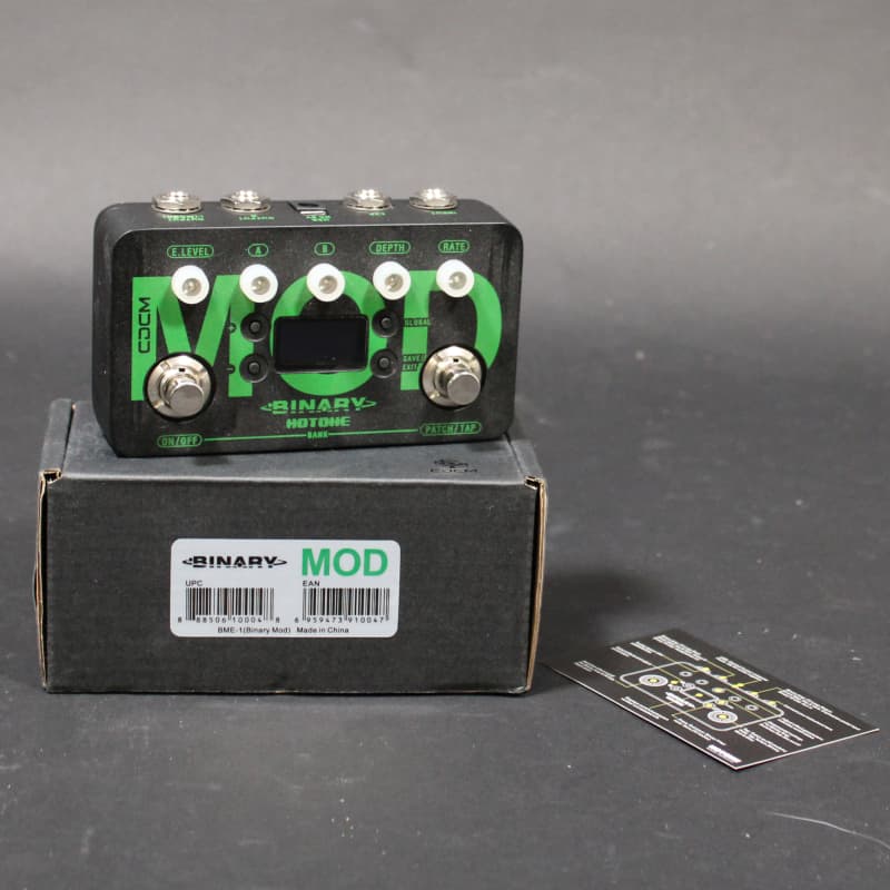 used 2018 Hotone Binary Mod Multi-Effect Black/Green - Effect Pedal