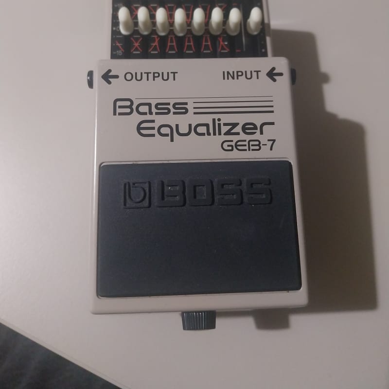 used Early 2000s Boss GEB-7 Bass Equalizer Gray – Effect Pedal