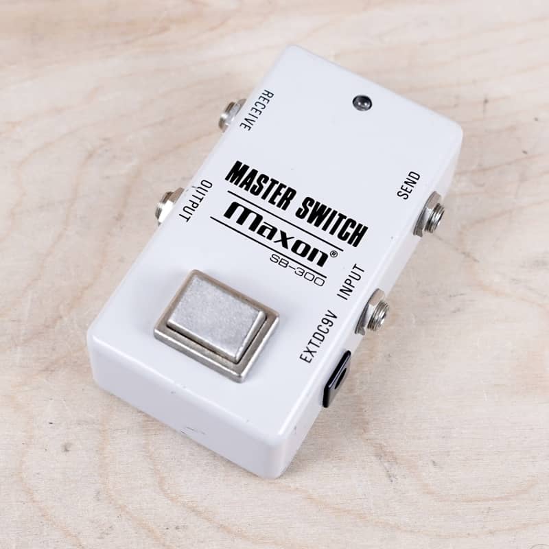 used Maxon SB-300 Master Switch White - Effect Pedal