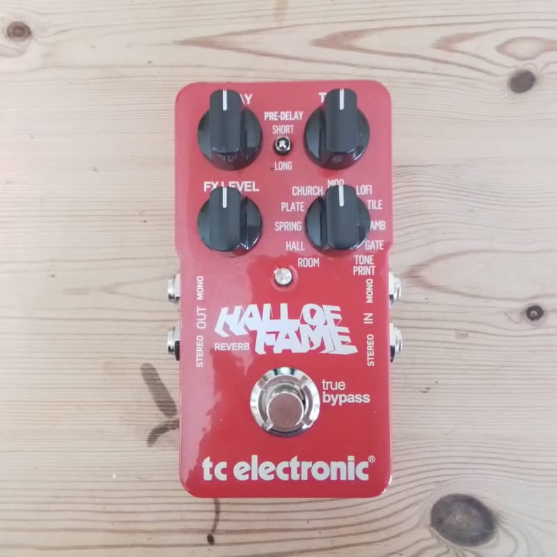 used 2010s TC Electronic Hall Of Fame Reverb Red - Effect Pedal