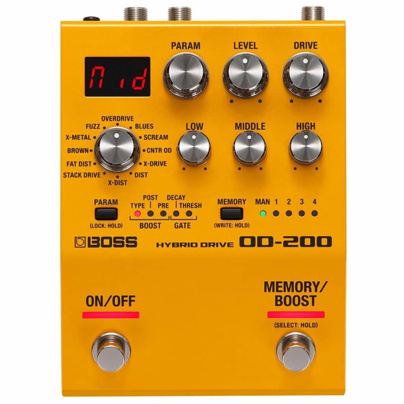 new Boss OD-200 Drive Hybrid - Effect Pedal