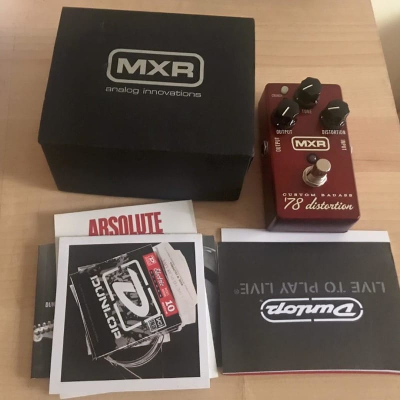 used 2011 - Present MXR M78 Custom Badass '78 Distortion Red - Effect Pedal