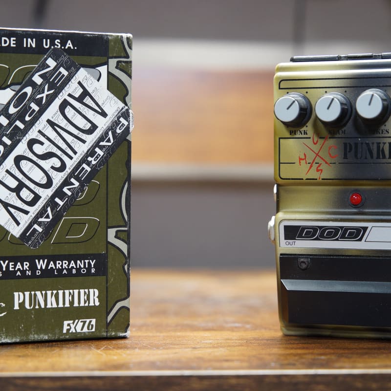 used 1997 DOD Punkifier FX76 Yellow - Effect Pedal