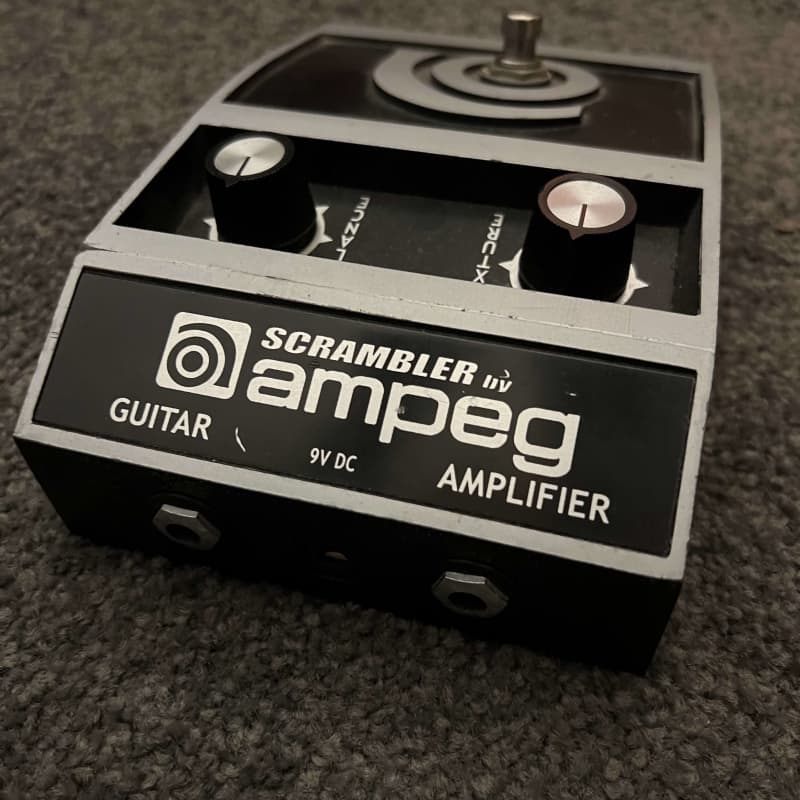 used 2005 - 2006 Ampeg Scrambler SCP-OD Bass Fuzz Reissue Black - Effect Pedal