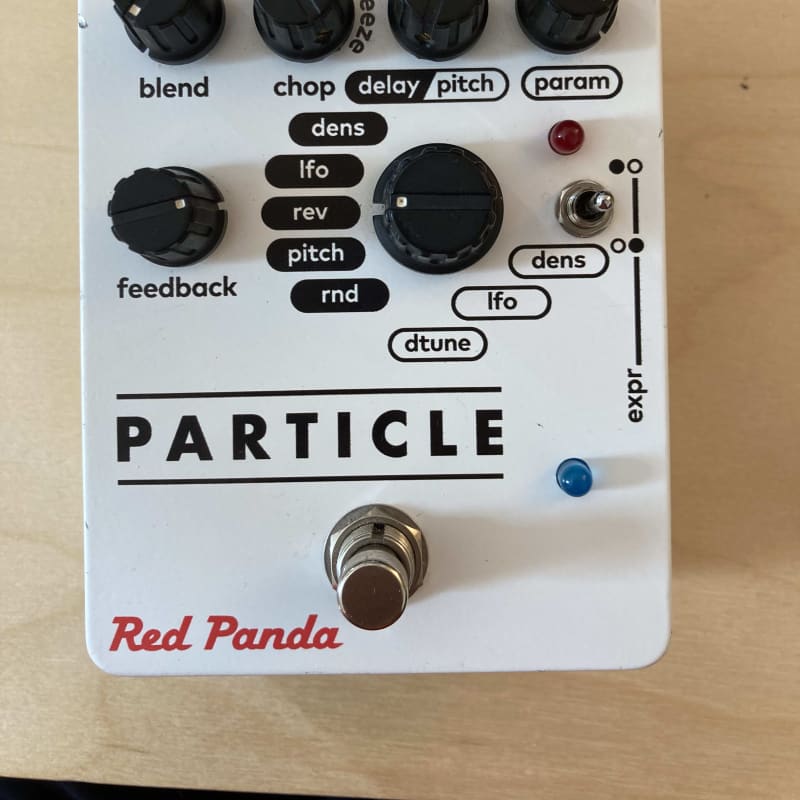 used 2010s Red Panda Particle Granular Delay White - Effect Pedal