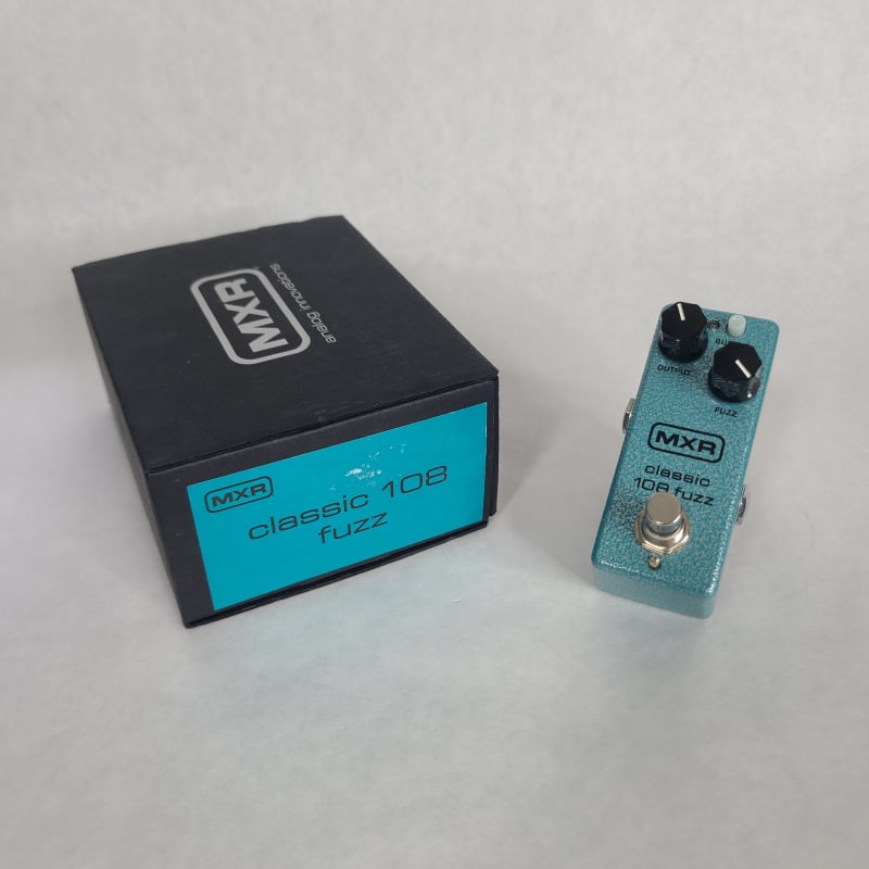 used 2018 - Present MXR M296 Classic 108 Fuzz Mini Teal - Effect Pedal