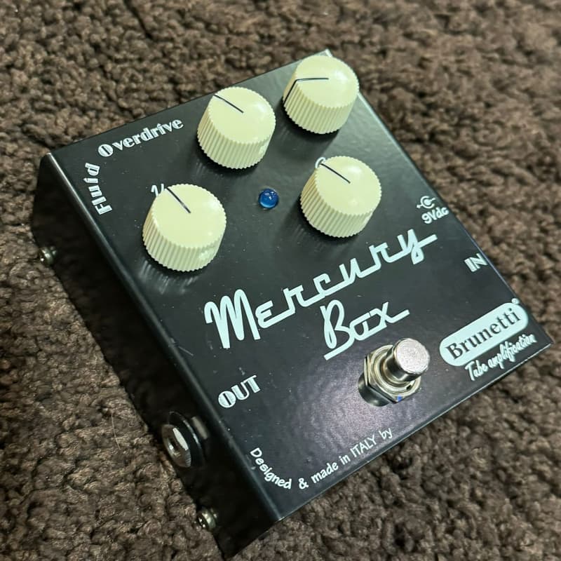 used 2012 Brunetti Mercury Box Overdrive Distortion Black - Effect Pedal