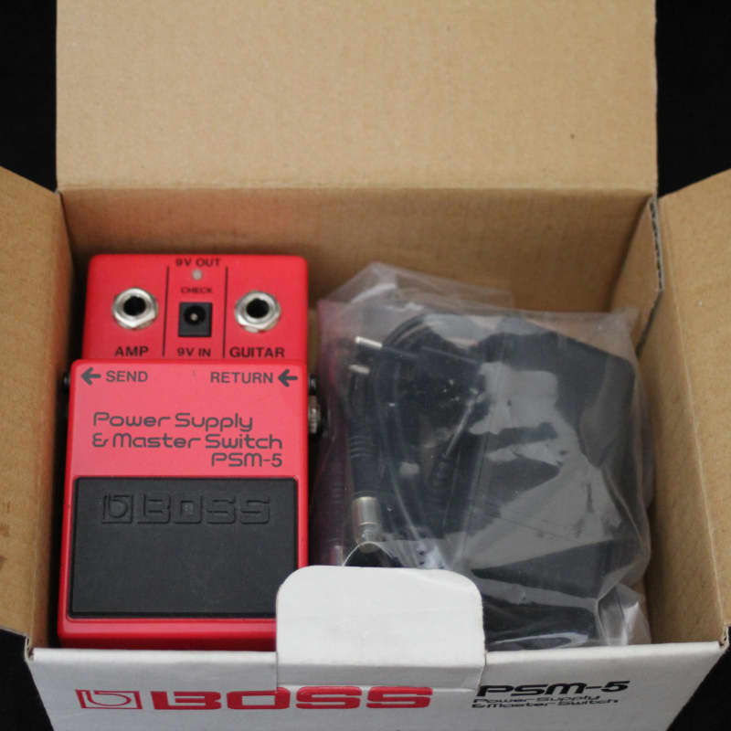 used 1991 - 1999 Boss PSM-5 Power Supply & Master Switch (Red L... - Effect Pedal