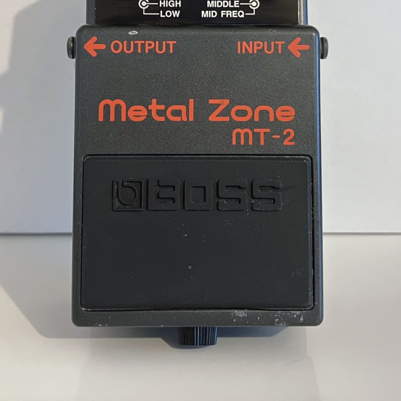 used 1991 - Present Boss MT-2 Metal Zone (Silver Label) Black - Effect Pedal