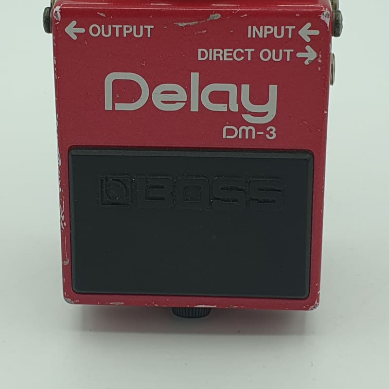 used 1984 - 1986 Boss DM-3 Delay (Green Label) Red - Effect Pedal