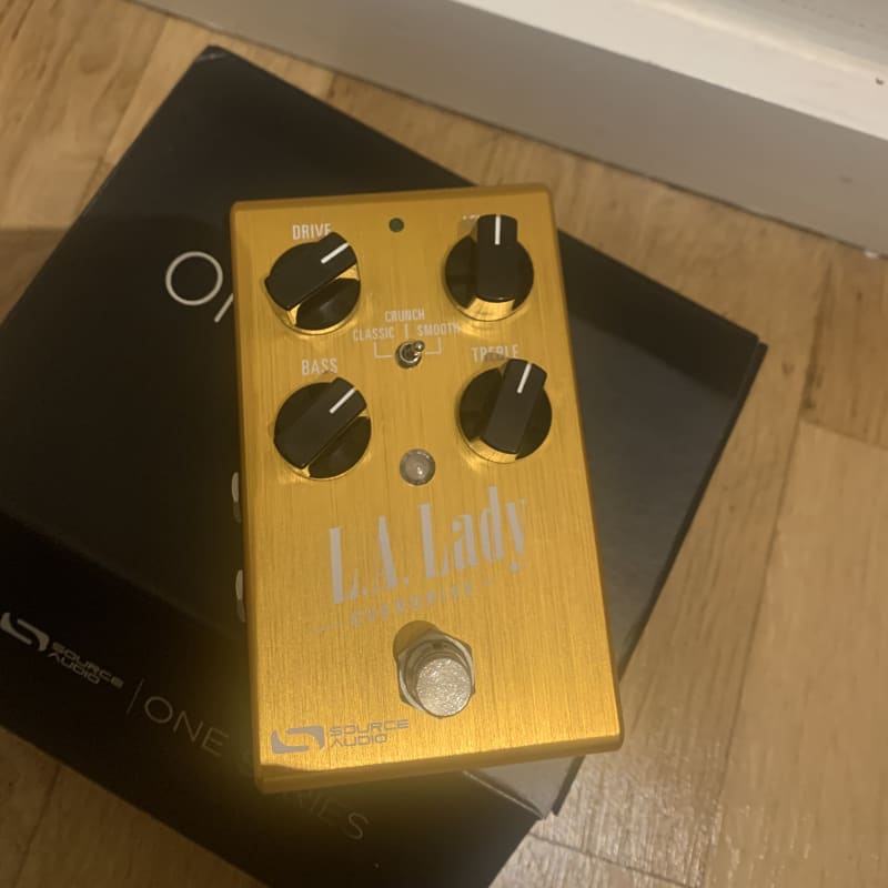 used 2010s Source Audio LA Lady Overdrive Gold - Effect Pedal