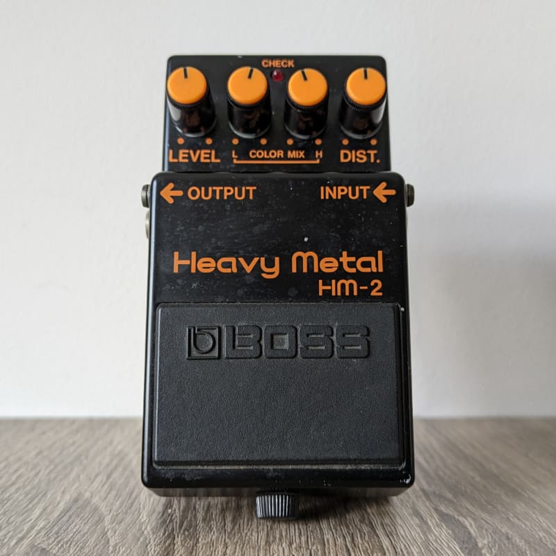 used 1983 - 1988 Boss HM-2 Heavy Metal (Black Label) Black - Effect Pedal