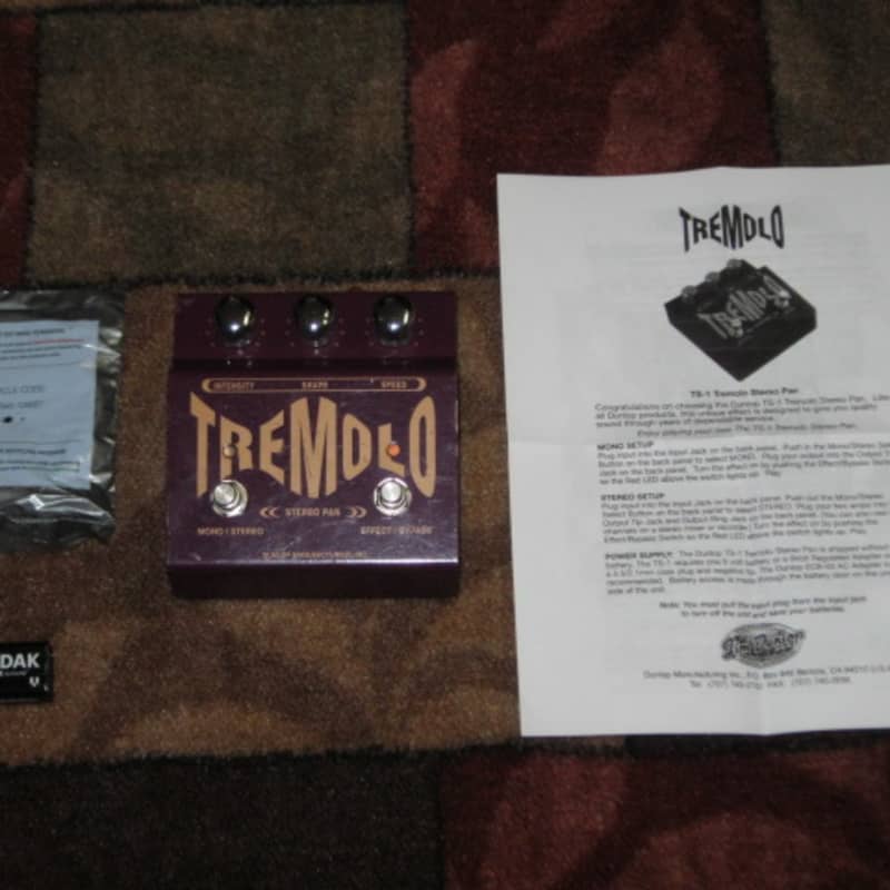 used 1993 Dunlop TS-1 Tremolo Stereo Pan purple - Effect Pedal