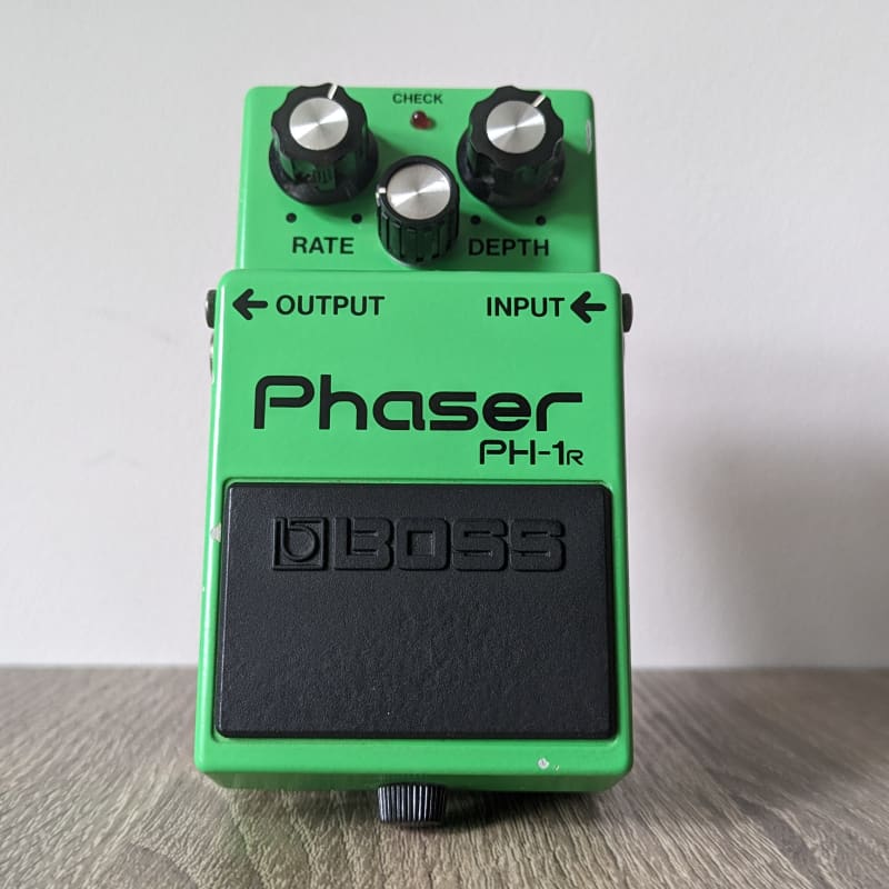 used 1980 - 1985 Boss PH-1R Phaser (Black Label) Green - Effect Pedal