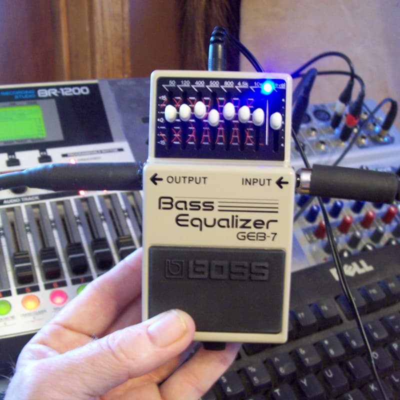 used 1995 - Present Boss GEB-7 Bass Equalizer (Silver Label) Gray - Effect Pedal