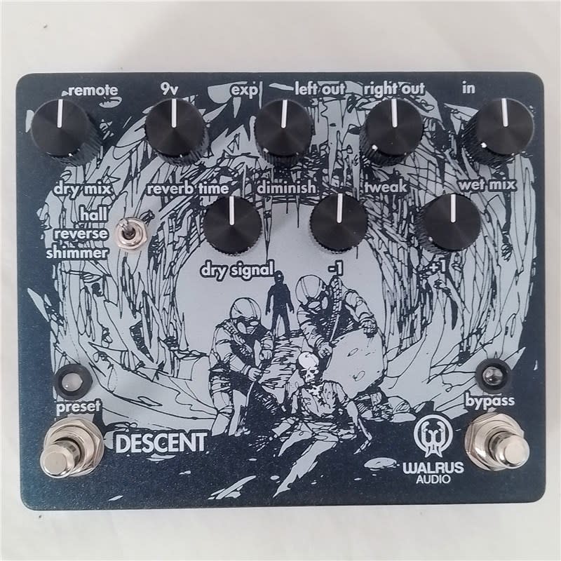 used Walrus Audio Walrus Audio Descent Reverb Octave Machine Pedal,... - Effect Pedal