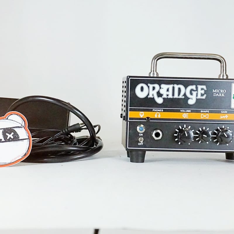 used 2024 Orange Micro Dark 20-Watt Hybrid Guitar Amp Head Black - Effect Pedal