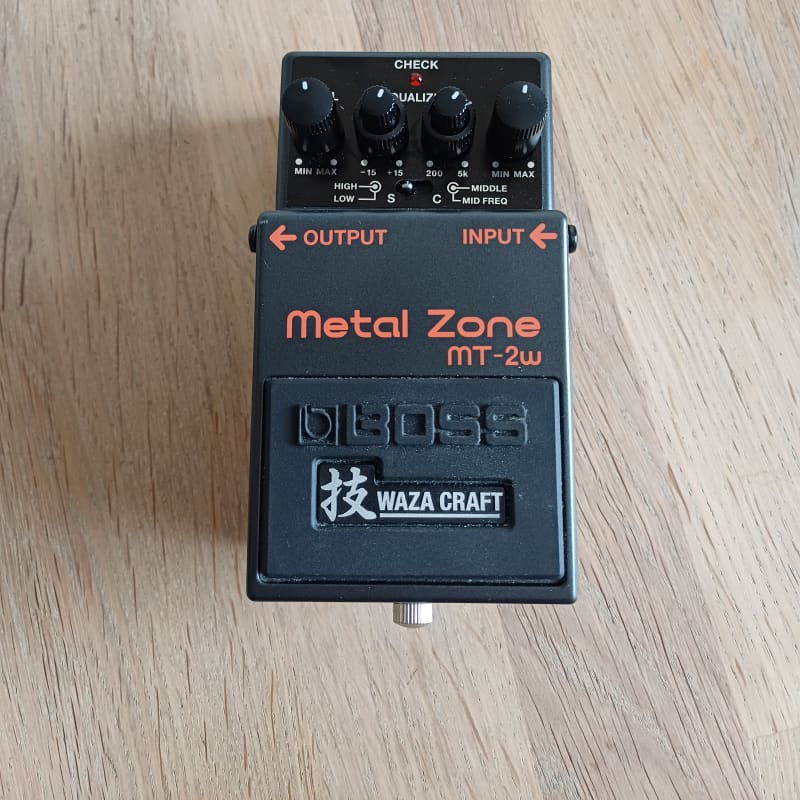 used 2018 - Present Boss MT-2W Metal Zone Waza Craft Black - Effect Pedal