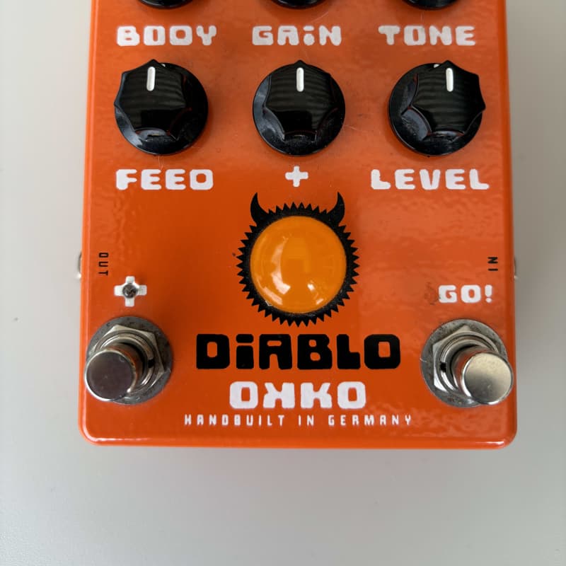 used 2010-2020 OKKO Diablo Gain+ orange - Effect Pedal