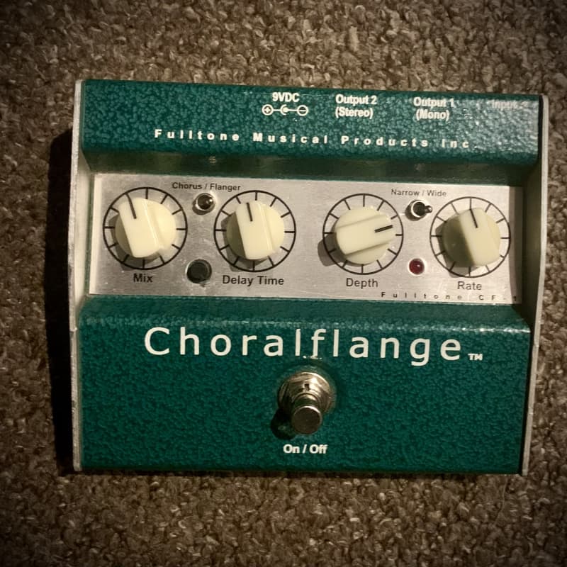 used 2000s Fulltone Choralflange Green/Silver - Effect Pedal