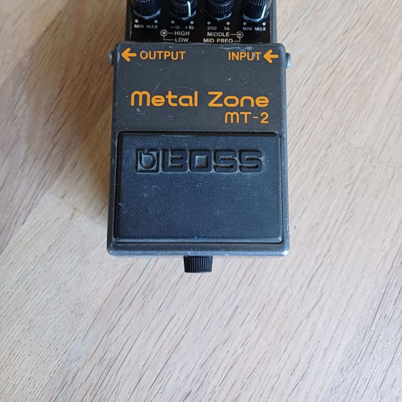 used 1991 - Present Boss MT-2 Metal Zone (Silver Label) Black - Effect Pedal