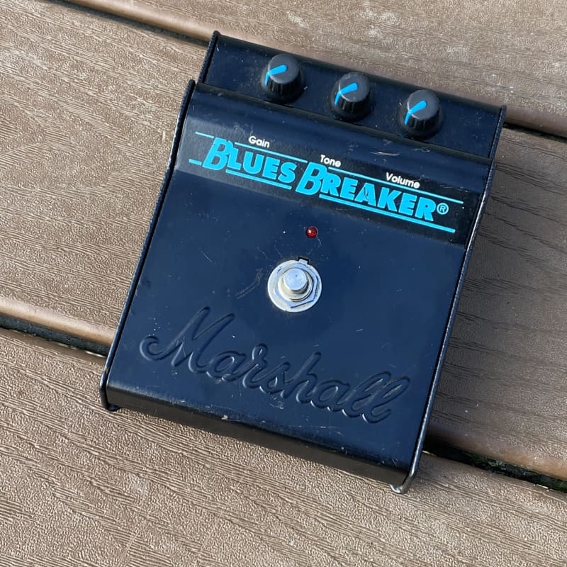 used 1990s Marshall Blues Breaker Pedal Black - Effect Pedal