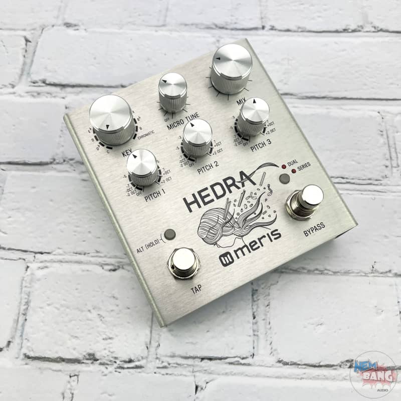 used 2019 Meris Hedra 3-Voice Rhythmic Pitch Shifter Silver - Effect Pedal