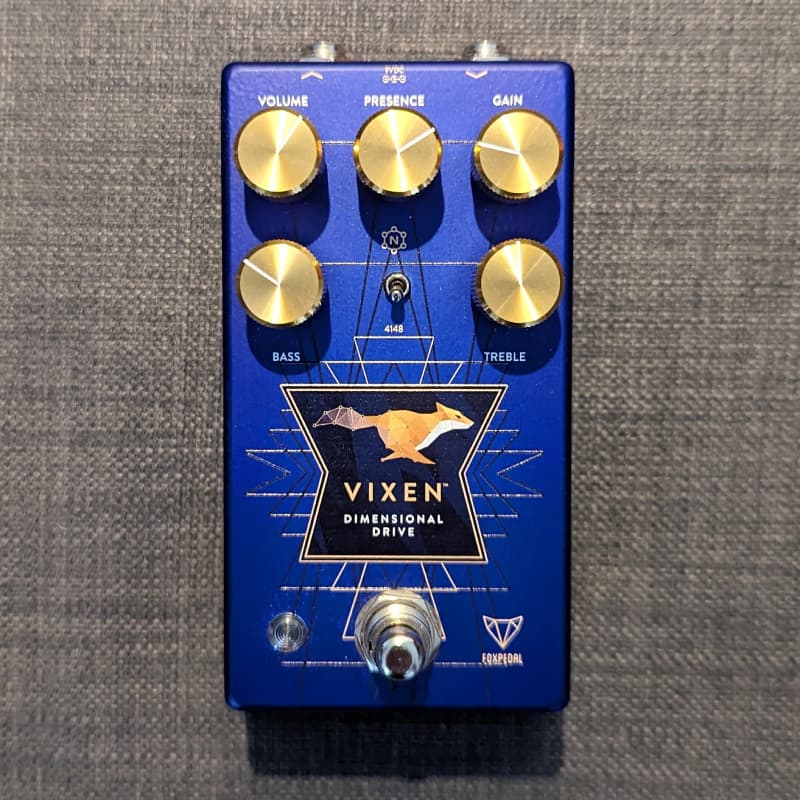 used 2020s Foxpedal Vixen Dimensional Overdrive Blue - Effect Pedal