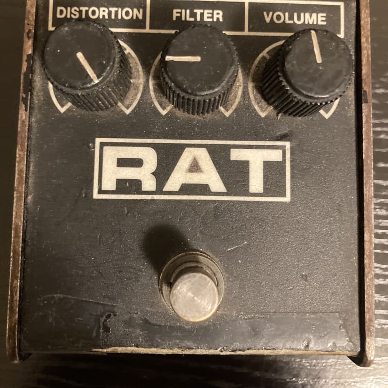 used 1986 ProCo Rat 2 (Flat Box) Black - Effect Pedal